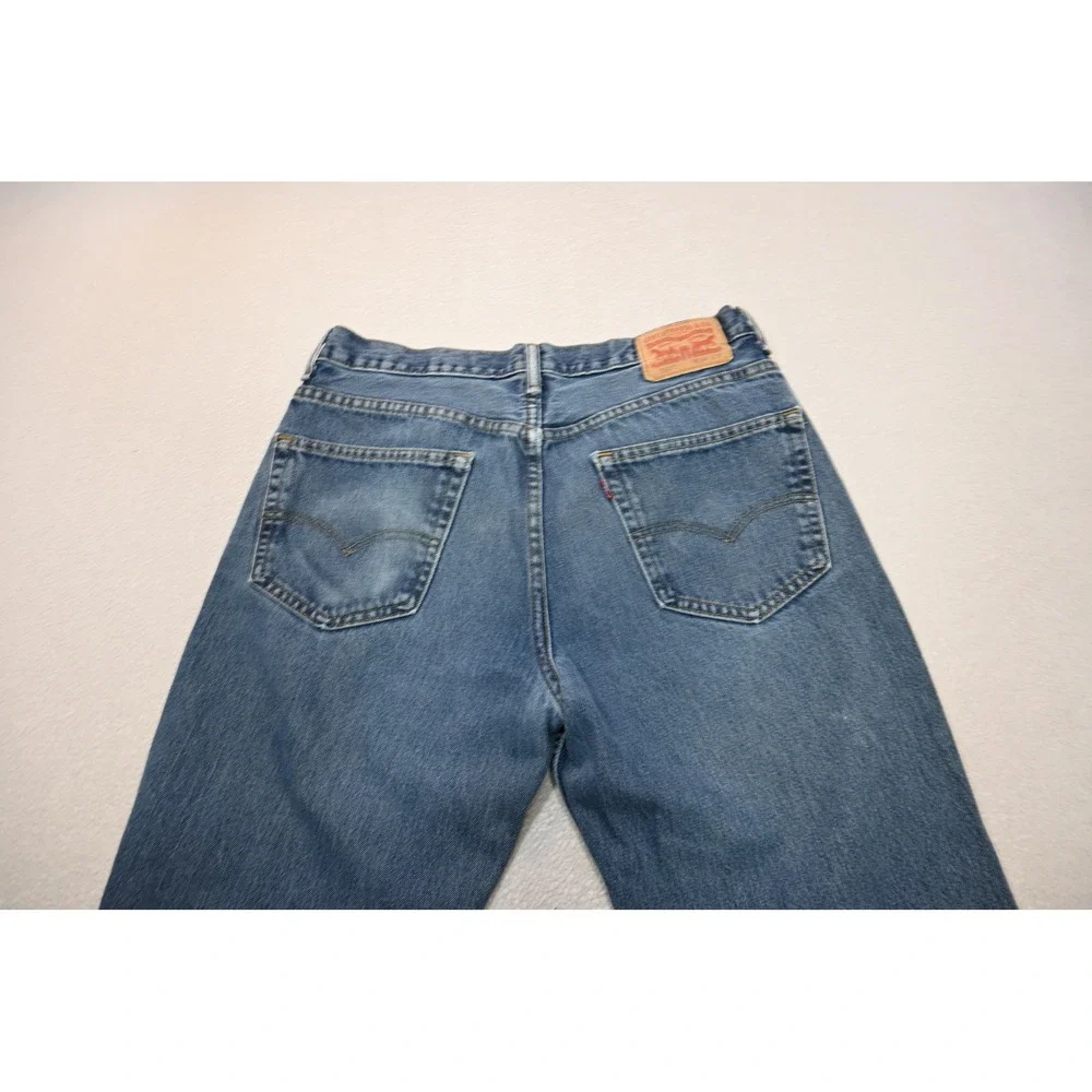 Levis 550 Jeans Mens 34x30 Blue Relaxed Fit Straight Leg Denim Rugged